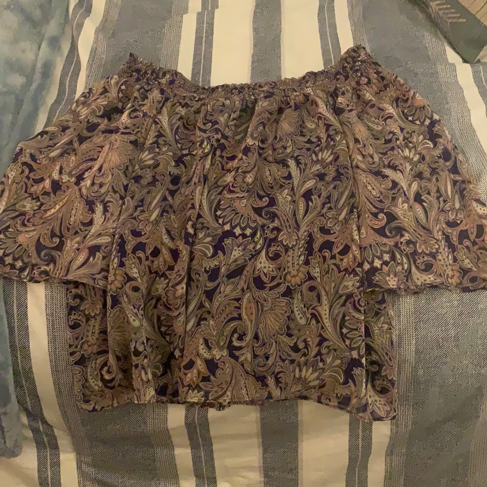 Strapless blouse